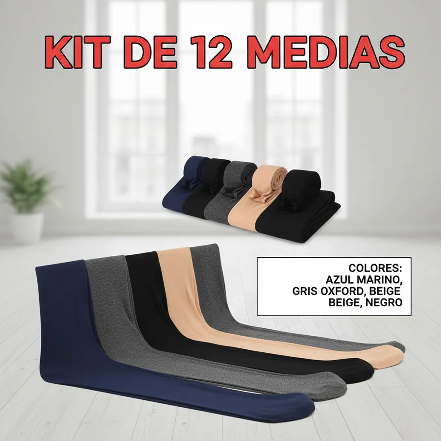 3303-UNI-N KIT 12 MEDIAS 6691